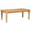 vidaXL Couchtisch Braun 100 x 55 x 40 cm massives Mangoholz