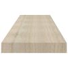 vidaXL Schweberegale 4 Stk. Eichen-Optik 120x23,5x3,8 cm MDF