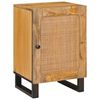 vidaXL Badezimmerschrank Braun 38 x 33 x 58 cm Massivholz Mango