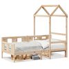 vidaXL Tagesbett mit Dach 80x200 cm Massivholz Kiefer