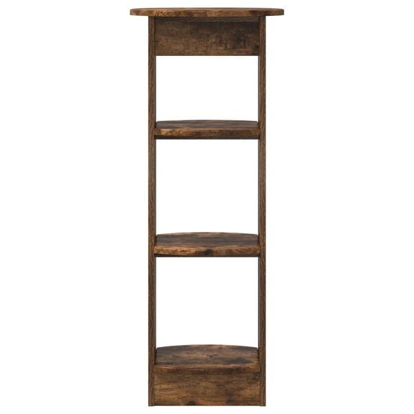 vidaXL Seitenschrank Ger&auml;ucherte Eiche 40 x 40 x 100 cm Holzwerkstoff