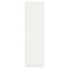 vidaXL Kleiderschrank mit Regal Wei&szlig; 55 x 25 x 189 cm Holzwerkstoff