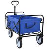 vidaXL Klapp-Handwagen Blau 94 x 53 x 99 cm Oxford-Stoff