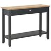 vidaXL Konsolentisch Schwarz 110 x 35 x 80 cm Holz