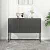 vidaXL Sideboard Anthrazit 105x35x75 cm Stahl