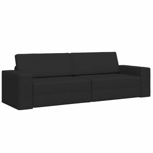 vidaXL Schlafsofa Schwarz 245 x 78 x 77 cm Stoff