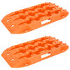 vidaXL Traktionsplatte 2 pcs Orange 57,5x30,5x5,5 cm Verst&auml;rktes Nylon