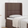 vidaXL Kopfteil Ohr Braun PVC