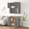 vidaXL Highboard Grau Sonoma Holzwerkstoff