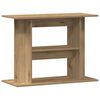 vidaXL Aquariumst&auml;nder Artisan Oak 80x35x60 cm Holzwerkstoff