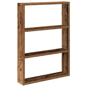 vidaXL Wandregal Altholz-Optik 43x9x60 cm Holzwerkstoff