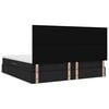 vidaXL Aufbewahrungsbett mit Matratze Schwarz 200 x 200 cm Polyester