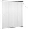 vidaXL Fensterjalousie mit Vorh&auml;ngen Schwarz Aluminium