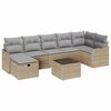 vidaXL Gartensofa-set 8 stk. Poly Rattan