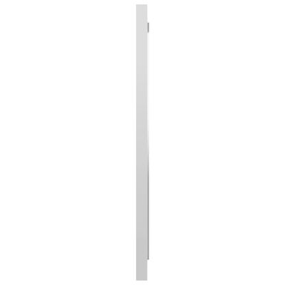 vidaXL Badspiegel Hochglanz-Weiß 40x1,5x37 cm Holzwerkstoff