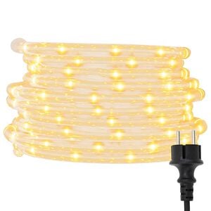 vidaXL Lichtschlauch 1200 LEDs Warmwei&szlig; 50 m PVC