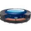 Bestway Lay-z-Spa Aufblasbarer Whirlpool 196x61 cm PE Rattan Umrandung
