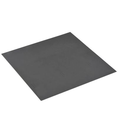 vidaXL PVC-Fliesen Selbstklebend 5,11 m² Schwarz mit Muster