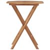 vidaXL Klappbarer Gartentisch 60×60×75 cm Teak Massivholz
