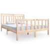 vidaXL Bettgestelle Natur 160 x 200 cm Solid Pine Wood