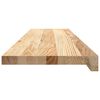 vidaXL Treppenstufen 12 Stk. Unbehandelt 100x25x2 cm Massivholz Eiche