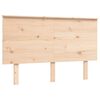 vidaXL Massivholzbett mit Kopfteil 140x190 cm