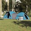 vidaXL Campingzelt 5 Personen Blau Wasserdicht