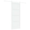 vidaXL Schiebet&uuml;r ORKDAL 83 x 211 cm Holzwerkstoff Wei&szlig;