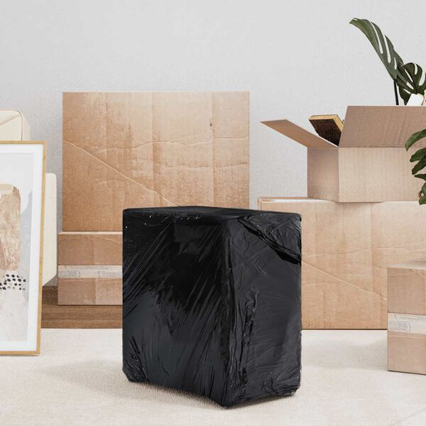 vidaXL Stretchfolie 6 Stk. Schwarz 20 &mu;m 50 cm x 150 m