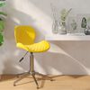 vidaXL Esszimmerstuhl Drehbar Senfgelb Samt
