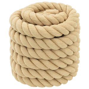 vidaXL Bootsseil 5 mm 10 m Natur