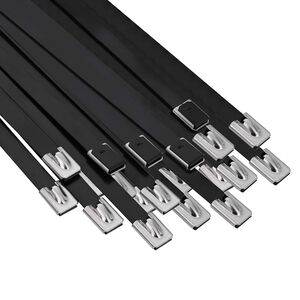 vidaXL Kabelbinder 50 stk. 7,9 x 500 mm Schwarz