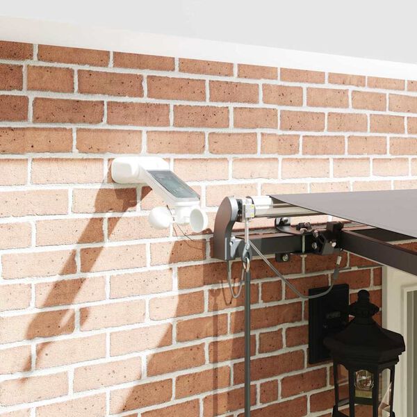 vidaXL Markisenstoff mit Hellgrau 400 x 350 cm Polyester