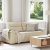 vidaXL 2-Sitzer-Sofa Creme 180x81x84 cm Kunstleder