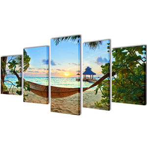 Bilder Dekoration Set H&auml;ngematte 100 x 50 cm