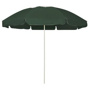 vidaXL Strandschirm Gr&uuml;n 240 cm
