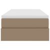 vidaXL Aufbewahrungsbett mit Matratze Cappuccino 90 x 190 cm