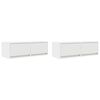 vidaXL TV-Schr&auml;nke 2 Stk. Wei&szlig; 80x31x25,5 cm Holzwerkstoff