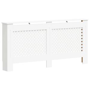 vidaXL Heizk&ouml;rperabdeckung Wei&szlig; 172&times;19&times;81,5 cm MDF
