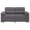 vidaXL 2-Sitzer-Sofa Grau 160x81x84 cm Kunstleder
