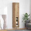 vidaXL Highboard 2 pcs Artisan-Eiche Holzwerkstoff