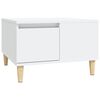 vidaXL Couchtisch Wei&szlig; 55x55x36,5 cm Holzwerkstoff