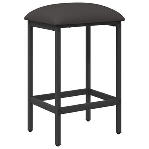 vidaXL Barhocker Dunkelgrau 40 x 32 x 74 cm Holzwerkstoff