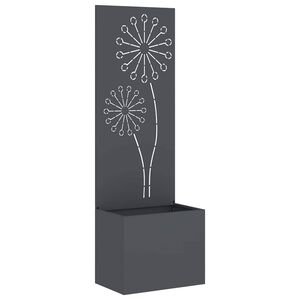 vidaXL Garten Sichtschutz-Leinwand Anthrazit 50 x 150 cm