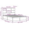 vidaXL Massivholzbett ohne Matratze 160x200 cm Kiefernholz
