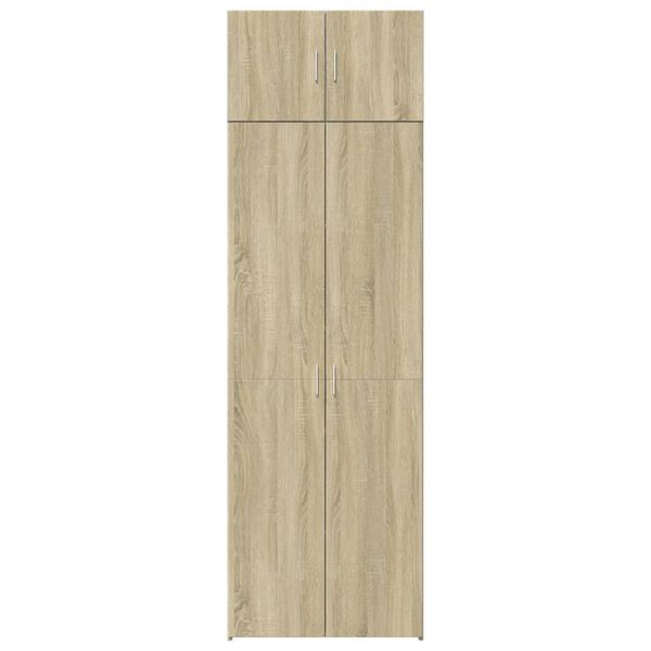 vidaXL Hochschrank Sonoma-Eiche 70x42,5x225 cm Holzwerkstoff