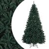 vidaXL K&uuml;nstlicher klappbarer Weihnachtsbaum 240 cm PVC Dunkelgr&uuml;n