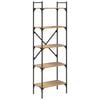vidaXL B&uuml;cherregal 5 Ebenen 56 x 32 x 174 cm Holzwerkstoff