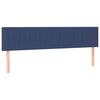 vidaXL Boxspringbett mit Matratze Blau 120x190 cm Stoff