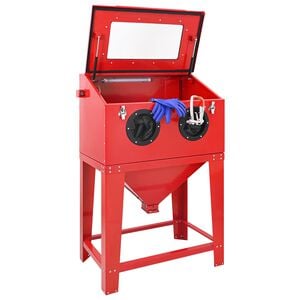 vidaXL Sandstrahlkabine 245 L 120 PSI Kaltgewalzter Stahl